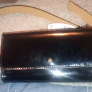 Kate Spade Flap Black Patent Leather Belt Bag NWT - L/XL